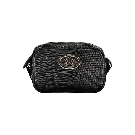 La Martina Black Polyethylene Handbag - Hilstor