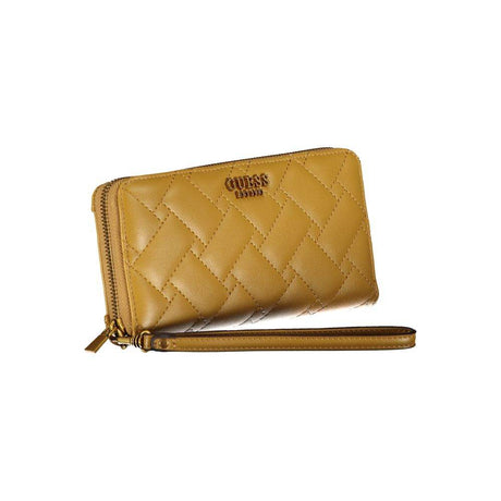 Guess Jeans Yellow Polyethylene Wallet - Hilstor
