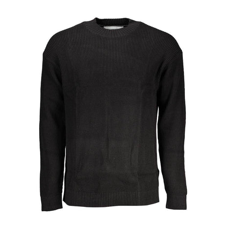 Calvin Klein Black Cotton Sweater - Hilstor