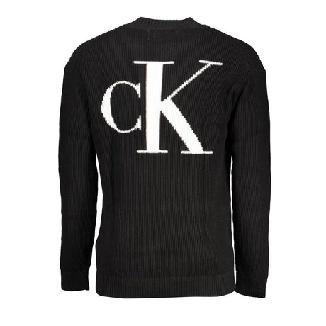Calvin Klein Black Cotton Sweater - Hilstor