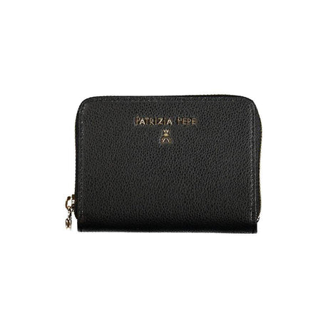 Patrizia Pepe Black Leather Wallet - Hilstor