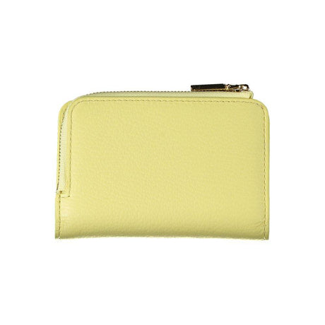 Coccinelle Yellow Leather Wallet - Hilstor
