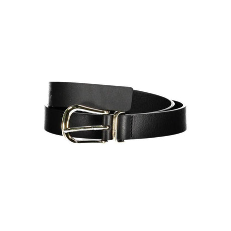 Tommy Hilfiger Black Leather Belt - Hilstor