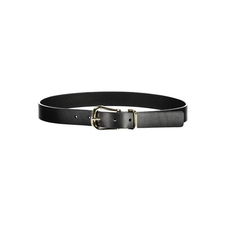 Tommy Hilfiger Black Leather Belt - Hilstor