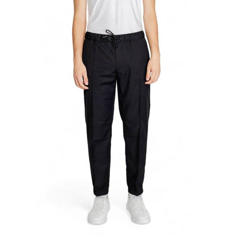 Armani Exchange Black Polyester Pant - Hilstor