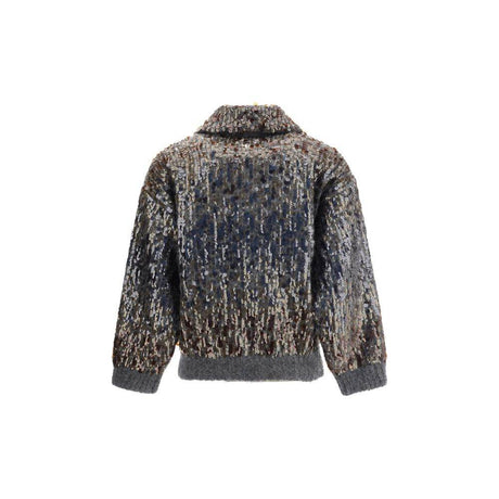 Brunello Cucinelli Sequined Cardigan - Hilstor