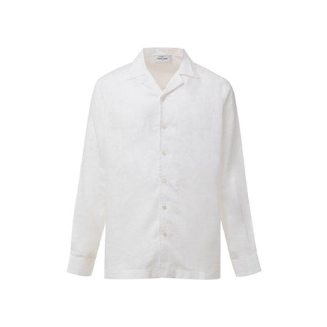 Gran Sasso White Linen Shirt - Hilstor