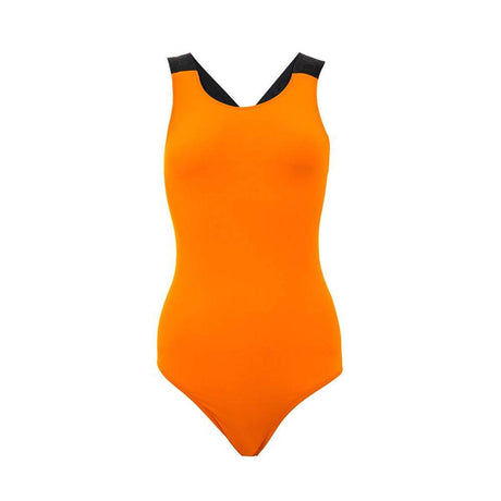 Dolce & Gabbana Orange Polyester One-Piece Swimsuit - Hilstor
