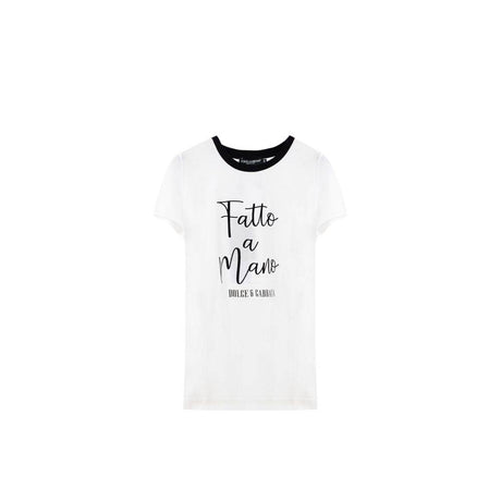 Dolce & Gabbana White Cotton T-Shirt - Hilstor