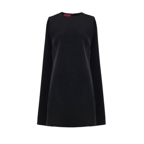 Gucci Black Wool Dress - Hilstor