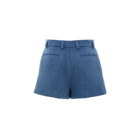 Gucci Blue Wool Short - Hilstor