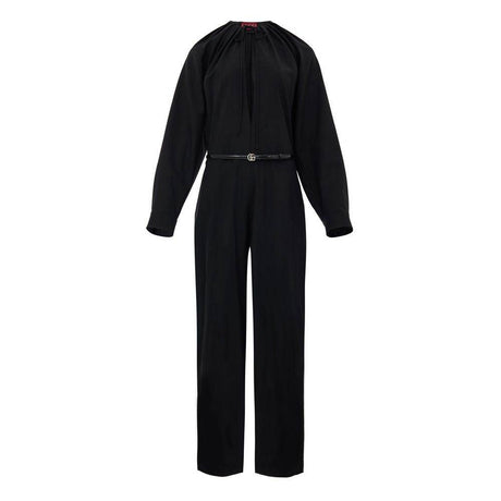 Gucci Black Wool Jumpsuit - Hilstor