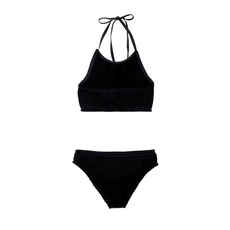 Bottega Veneta Black Polyamide Bikini - Hilstor