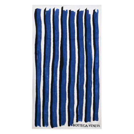 Bottega Veneta Blue Cotton Beach Towel - Hilstor