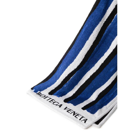 Bottega Veneta Blue Cotton Beach Towel - Hilstor