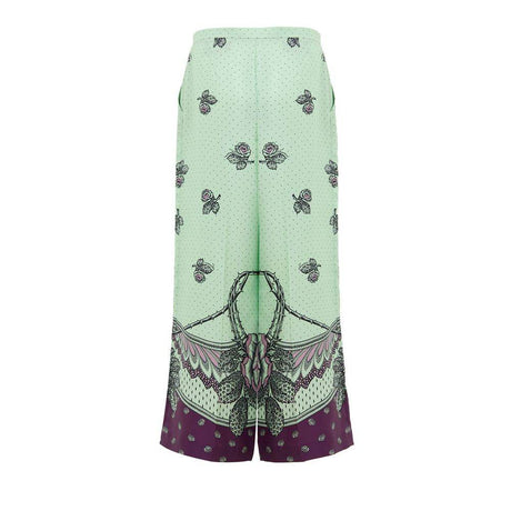 Gucci Green Silk Pant - Hilstor