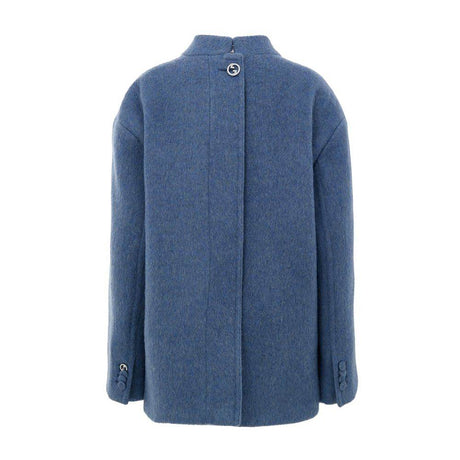 Gucci Light Blue Wool Jackets & Coat - Hilstor