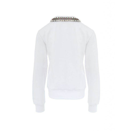 Gucci White Cotton Sweatshirt - Hilstor