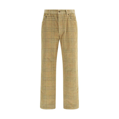Burberry Velvet Pants - Hilstor