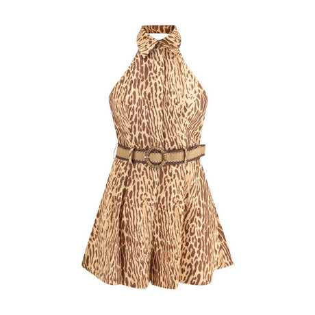Zimmermann Leopard short Dress - Hilstor