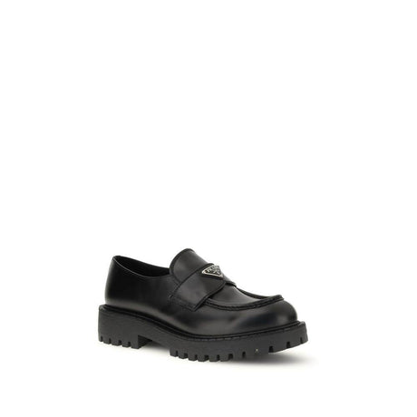 Prada Double Chocolate Loafers - Hilstor