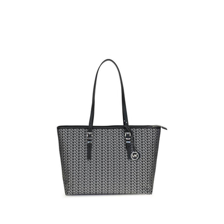 Michael Kors Quinn large jacquard logo Tote Bag - Hilstor
