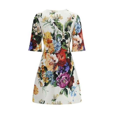 Dolce & Gabbana Bouquet-print midi Dress - Hilstor