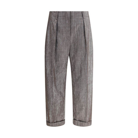 Brunello Cucinelli Lurex effect Pants - Hilstor
