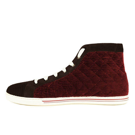 Dolce & Gabbana Red Calfskin Sneaker - Hilstor