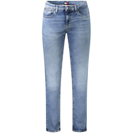 Tommy Hilfiger Blue Cotton Men's Slim Jeans - Hilstor
