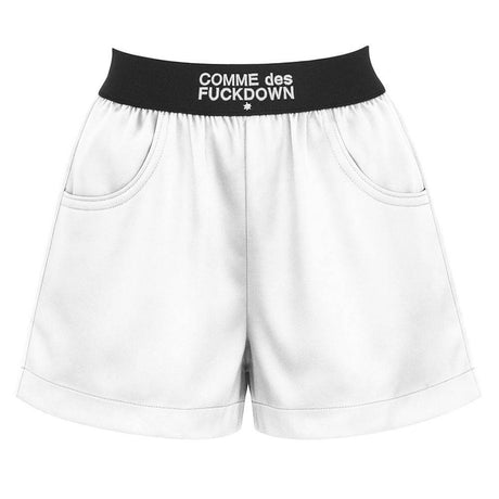Comme Des Fuckdown White Modal Short - Hilstor