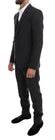 Dolce & Gabbana Gray Patterned Wool 3 Piece Slim Suit - Hilstor