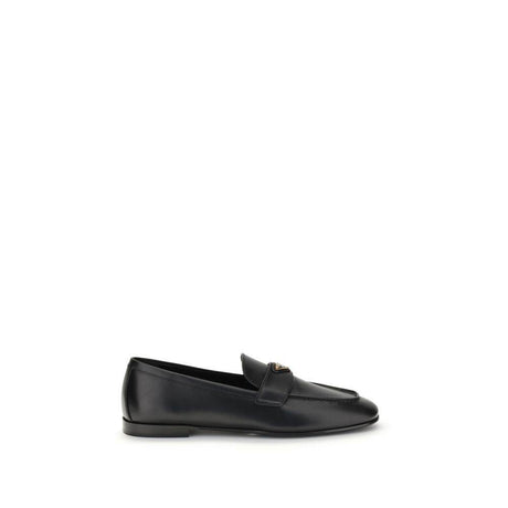 Prada Leather Loafers - Hilstor