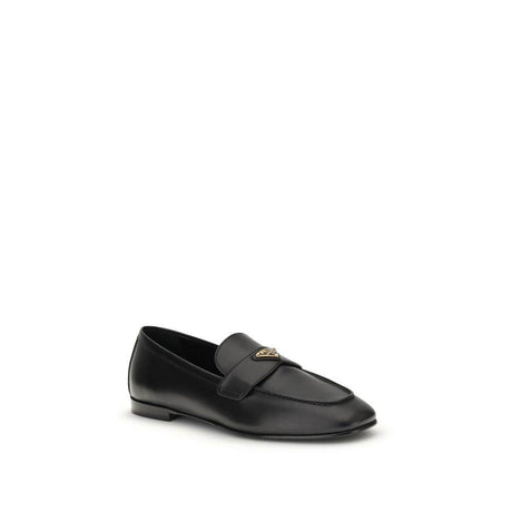 Prada Leather Loafers - Hilstor