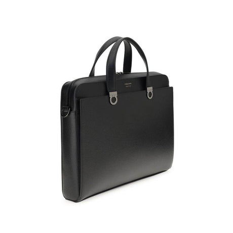 Ferragamo Gancini business Handbag - Hilstor