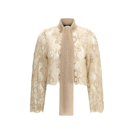 Fabiana Filippi Lace cropped Shirt - Hilstor
