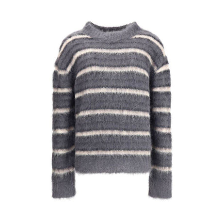 Marni Striped wool mohair Sweater - Hilstor