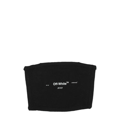 Off-White Black Cotton Facemasks - Hilstor