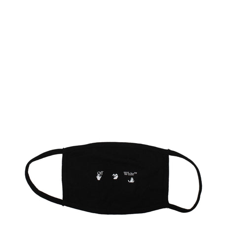 Off-White Black Cotton Facemasks - Hilstor