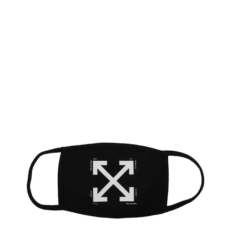 Off-White Black Cotton Facemasks - Hilstor