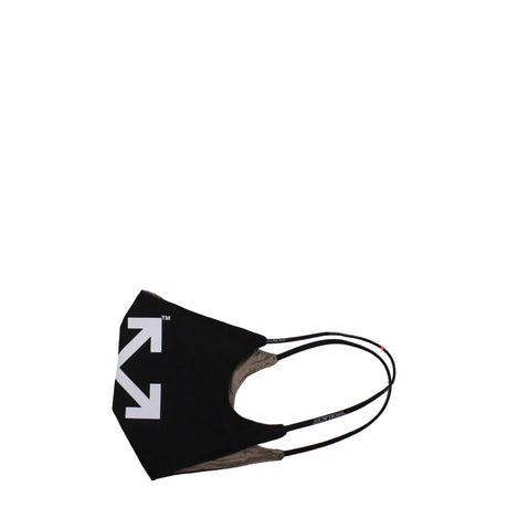 Off-White Black Cotton Facemasks - Hilstor