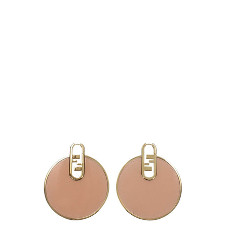 Fendi Pink Plexiglass Earrings - Hilstor