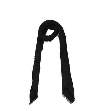 Balmain Black Viscose Foulards - Hilstor