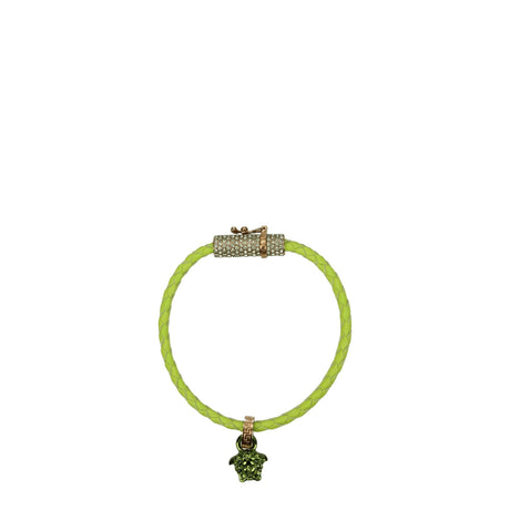Versace Green Leather Bracelets - Hilstor