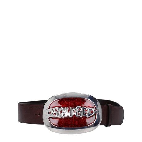 Dsquared² Brown Leather Regular Belts - Hilstor