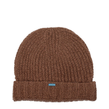 Alanui Brown Cashmere Beanie - Hilstor