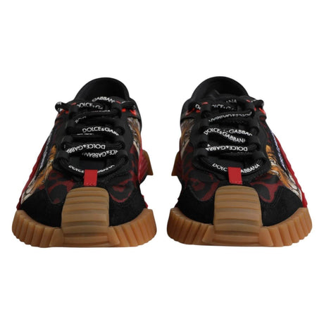 Dolce & Gabbana Black Logo Low Top NS1 Men Sneakers - Hilstor