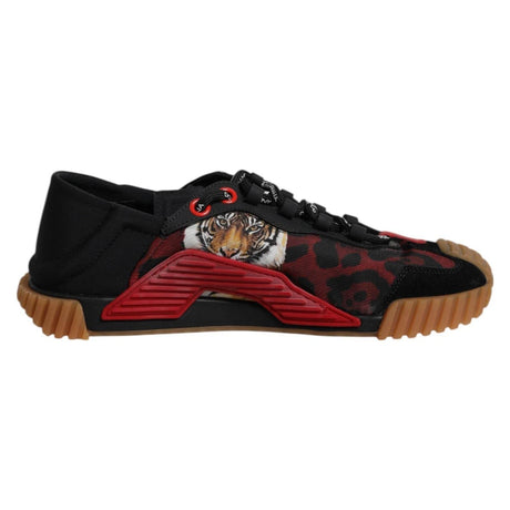 Dolce & Gabbana Black Logo Low Top NS1 Men Sneakers - Hilstor