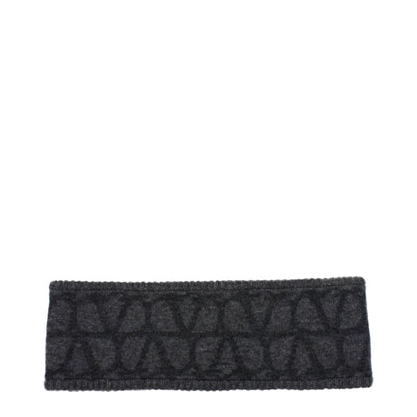 Valentino Garavani Gray Wool Headbands - Hilstor