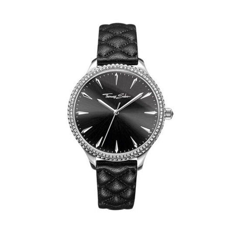 Thomas Sabo Black Leather Watch - Hilstor